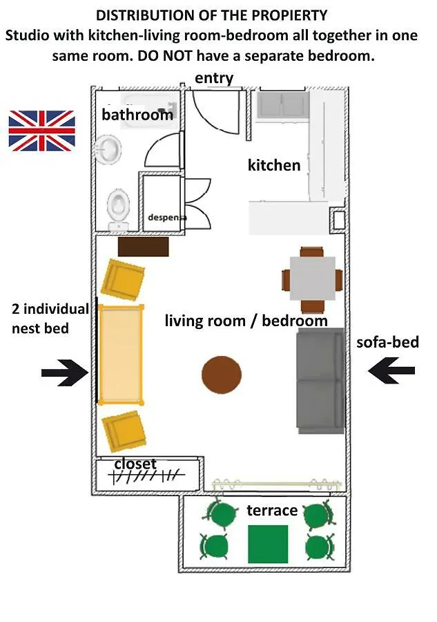 Apartamento Estudio 629 en Edificio Minerva - Benálmadena Benalmádena